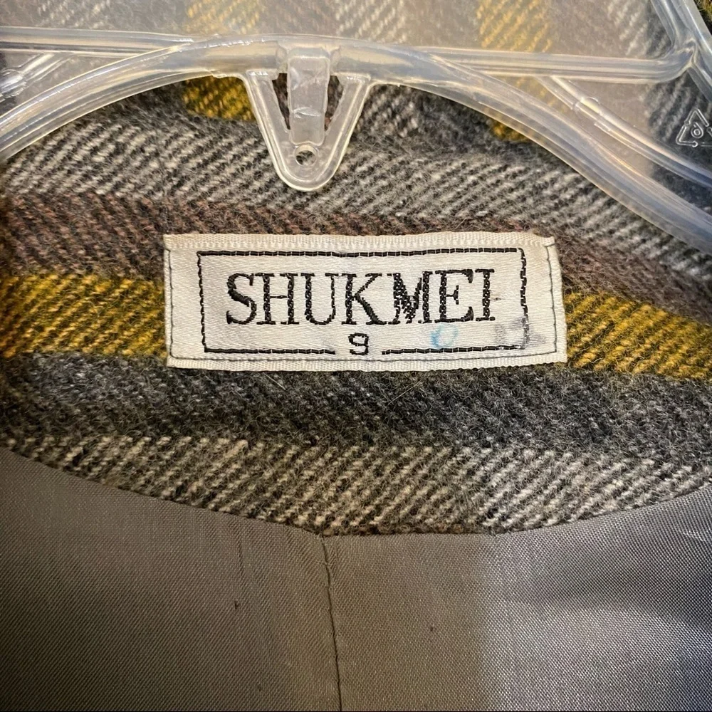 Shukmei Jacket Striped Sz Small